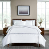 1200 Thread Count Egyptian Cotton Embroidered Duvet Cover Set